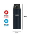 thumbnail image 4 of Thermos Stainless King Vacuum Insulated Stainless Steel Drink Bottle, 24oz, Matte Midnight Blue, 4 of 6