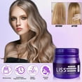 thumbnail image 3 of Crema alisadora para el cabello con tratamiento de queratina, formaldehído y nutrición profunda para un brillo sedoso y sin encrespamiento., 3 of 5