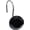 Black, variant on Crystal Diamond Round Shower Curtain Hooks Rings for Bathroom,Purple,12PCS