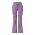thumbnail image 6 of Ihhxva Women's Slim Fit Cargo Pants Elastic Waist Multi-Pockets Yoga Stretch Summer Casual S-2XL, 6 of 8