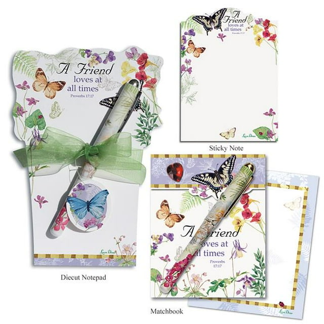 Lissom Design W22105 A Friend Loves at All Times 3 Notepad Sets