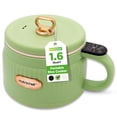 thumbnail image 1 of NutriChef 1.6L Electric Rice Cooker – Portable Multi-Function Cooker with Non-Stick Ceramic Pot, Digital Controls, 6 Presets & Auto Shut-Off – Green, 1 of 7
