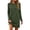 Army Green(Womens Dresses), variant on GUACER Long Sleeve Mini Dresses for Women Crewneck Loose Pullover Sweater Dresses Casual Thermal Knit Lounge Dresses