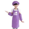 thumbnail image 3 of Kids Aprons for Cooking and Baking with Draw String Bag - 5 Piece Set, 3 of 4