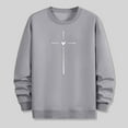 thumbnail image 5 of PNTUTB Men's Classic Crew Neck Pullover Valentine's Day Fashion Print Long Sleeve Casual Loose Comfort Sweatshirts, 5 of 6