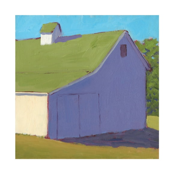 Carol Young 'Bucolic Structure II' Canvas Art