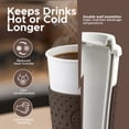 thumbnail image 3 of Copco Acadia 16oz Travel Mug - Insulated Reusable Coffee Tumbler - Brown, 3 of 7