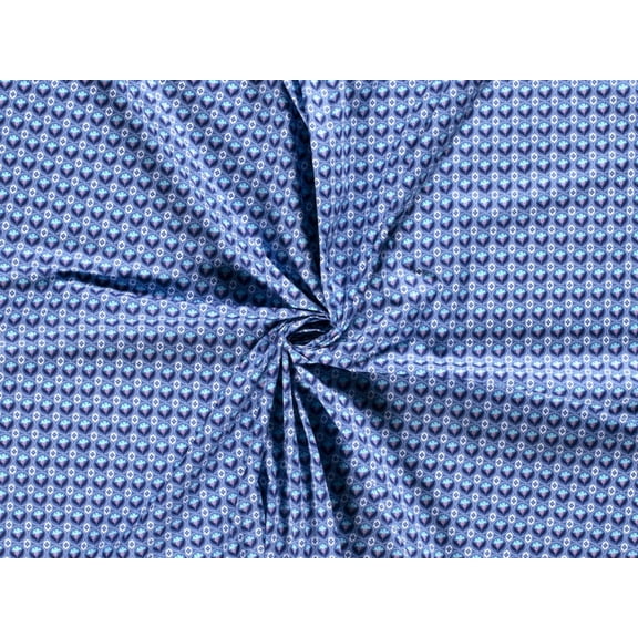 Minerva 100% Cotton Poplin Fabric Cobalt - per yard