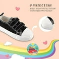 thumbnail image 4 of Toddler Boys and Girls Low Top Canvas Adjustable Strap Sneakers, 4 of 6