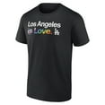 thumbnail image 2 of Men's Profile Black Los Angeles Dodgers Big & Tall Pride T-Shirt, 2 of 3