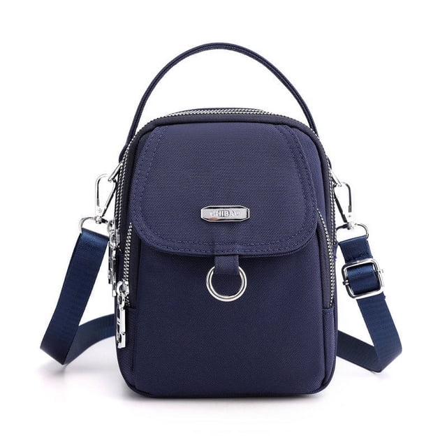 Xihbxyly Bolso Bandolera Multicompartimento, Diseño Ligero de Nailon, Correas de Hombro Desmontables, Elegante Bolso Cruzado y de Hombro, Versátil para Viajes y Uso Diario, Gran Capacidad, Diseño Uni
