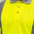 thumbnail image 4 of Timco - Hi-Visibility Polo Shirt - Short Sleeve - Yellow (Size Large - 1 Each), 4 of 5