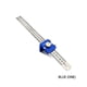 thumbnail image 3 of Speravity Regla de trazado de acero inoxidable de 30cm, regla portátil anticorrosiva de ángulo para carpintería, reglas metalúrgicas, accesorios Medidores de medidas dimensionales Azul, 3 of 6