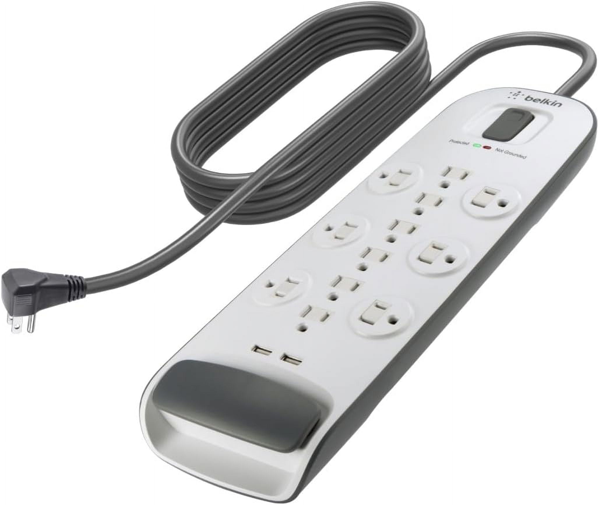 Extension Cord Belkin Surgeplus Outlet Dual Usb Bsv602tt Belkin