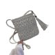 thumbnail image 1 of Bolso de hombro de paja tejido de playa con borla Boho Hollow Crochet Crossbody Wo, 1 of 5