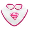 Bumkins DC Comics Bandana Bib, Supergirl Pink