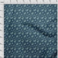 thumbnail image 4 of oneOone Cotton Jersey Blue Fabric Floral Sewing Fabric By The Yard Printed Diy Clothing Sewing Supplies 58 Inch Wide, 4 of 5