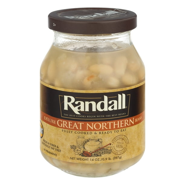 14oz Jar of Randall Great Northern Beans