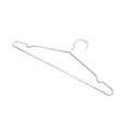 thumbnail image 3 of 10Pcs Silver Metal Wire Coat Clothes Hangers Wet Dry Dual Use Hanger Laundry Rack Portable Drying Rack Household Coat Hanger for Home Wardrobe Daily Use, 3 of 7