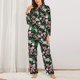 thumbnail image 2 of Fotbe Lilies Flowers Conjunto de Pijama de Manga Larga para Mujer con Estampado, Ropa de Dormir de 2 Piezas, Conjunto de Casa Suave y Cómodo con Bolsillos-XX-Large, 2 of 7
