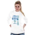 thumbnail image 5 of Christ Lives Within Holy Spirit Women's Long Sleeve T Shirt Brisco Brands S, 5 of 6