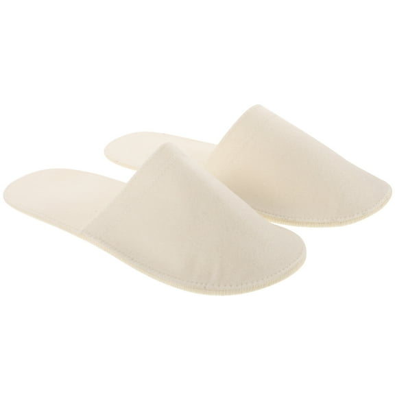 JMXIANG 1 Pair of Comfortable Sauna Slippers Hotel Slippers Anti-skid Slippers Felt SPA Slippers Guest Slippers