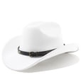 thumbnail image 1 of Western Frontier Cowboy Hat Curved Brim for Outdoor Adventure Travel Riding and Country Style Craftsmanship, 1 of 3