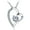 E-White, variant on 925 Sterling Silver Heart Pendant Necklace with Cubic Zirconia I Love You to the Moon and Back Birthstone Infinity Jewelry Gift for Women Mother Daughter Teens