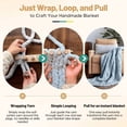 thumbnail image 3 of FVDPWYE Chunky Knitting Loom Gifts Beginners Yarn Craft Portable Wooden Blanket Loom 1 Piece, 3 of 11