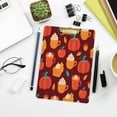 thumbnail image 7 of FMSHPON ThanksgivingPumpkin Spice Latte Coffee Clipboard Hardboard Wood Nursing Clip Board and Pull for Standard A4 Letter 13x9 inches, 7 of 7