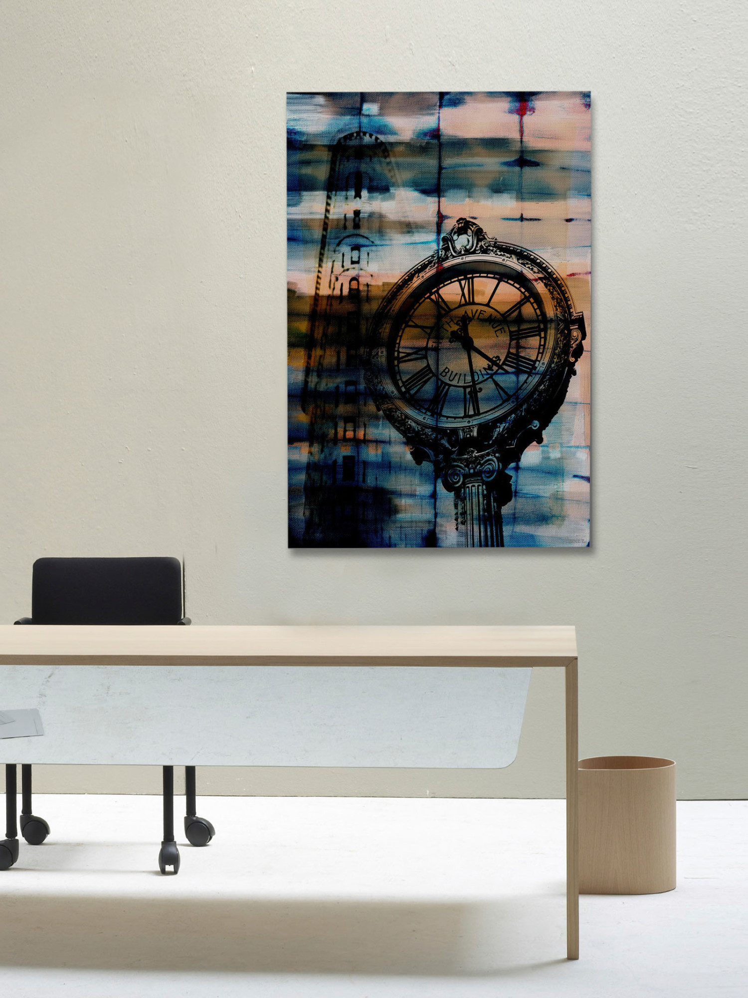 Parvez Taj "Fifth Avenue Building" Print on Canvas