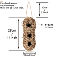 thumbnail image 2 of Hummingbird Houses Natural Bird  Hut Straw Bird  Hand Woven Hummingbird Houses Peanut Shape Natural Bird  Hut Straw Bird  Handmade Hanging Bird Hut For Window Home Garden, 2 of 7