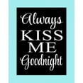 thumbnail image 2 of Robinson, Tamara 26x32 White Modern Wood Framed Museum Art Print Titled - Always Kiss Me Goodnight I, 2 of 4