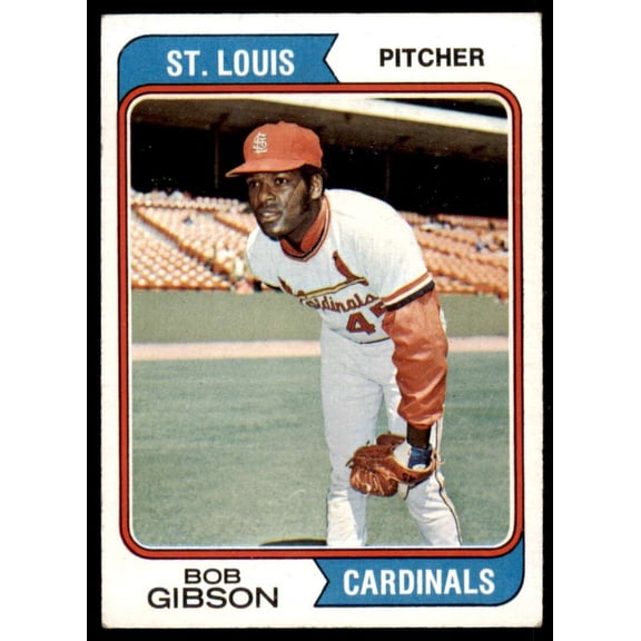 Bob Gibson Card 1974 Topps 350
