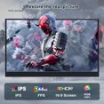 thumbnail image 2 of Monitor portátil ZSCMALLS de 17,3" 144Hz 1080P FHD con cubierta inteligente, 2 of 6