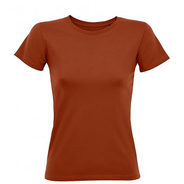 SOLS - Camiseta de manga corta para mujer (Terracota)