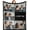 5 Photos text-02, variant on Personalised Blanket with Photo Text - Personalised Gifts for Women Men, Personalised Photo Blanket, Custom Blanket, Gifts for Family Kids Pet Friends, Gifts for Birthday Fathers/Mothers Day