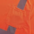 thumbnail image 7 of Mens Class 3 Safety Shirt Long Sleeve High Visibility Reflective Breathable Hi Vis Work Tee Construction Warehouse, 7 of 7
