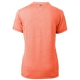 thumbnail image 3 of Women's Cutter & Buck Heather Orange Oklahoma State Cowboys Forge Blade V-Neck Top, 3 of 3