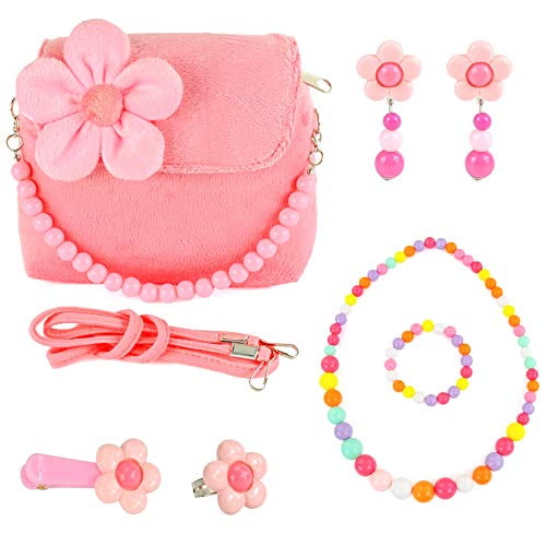 mibasies Dress Up Jewelry for Little Girls Pretend Play Kids Purse