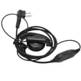 thumbnail image 3 of Walkie Talkie Auricular Intercomunicador Radio bidireccional Auriculares negros Sistema de recepción de audio universal, 3 of 5