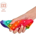 thumbnail image 3 of Juguete pop con números del alfabeto sensorial cuadrado de silicona HUOGUO, 3 of 3