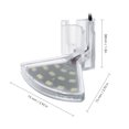 thumbnail image 2 of Aquarium LED Fan-shaped Clamp Lamp with 8pcs High Light SMD5730 LEDs Fish Tank White Light, 2 of 8