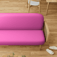 thumbnail image 6 of MoNiBloom Solid Futon Cover Slipcover Fit 6"- 8" Futon Mattresses Cherry, Queen Size 60x80 Inch, 6 of 9