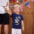 thumbnail image 2 of BemeyourBBs Kids Toddler Baby Boy Girl 4th of July T Shirts Outfit Patriot 250th Independent Day Shirts Clothes Duck Holding American Flag Print T Shirts Kids Summer Casual Pullover Tee Shirt Tops, 2 of 10