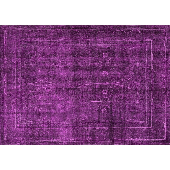 Ahgly Company Indoor Rectangle Persian Pink Bohemian Area Rugs, 5' x 7'