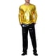 thumbnail image 2 of INSPIRE CHIC Camisetas de Hombre Cuello Redondo de Manga Larga Brillante Talla S Amarillo, 2 of 6