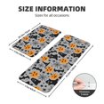 thumbnail image 2 of Kitchen Mats for Floor 2 Piece, halloween elements pumpkins Anti Fatigue Mats for Kitchen Floor, Cute Kitchen Rugs Non Slip Washable for Bedroom Bathroom Office Home Kitchen Decor, 2 of 6