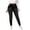 *1-Black, variant on Women's Denim-Look Flare Sweatpants,Breathable Wide Leg Trousers For Women,Vintage Bootcut Pants with No Pockets or No Button,Black,S-2XL