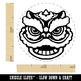 thumbnail image 2 of Chinese New Year Lion Dancer Head Self-Inking Rubber Stamp Ink Stamper - Yellow Ink - Medium 1 Inch, 2 of 7